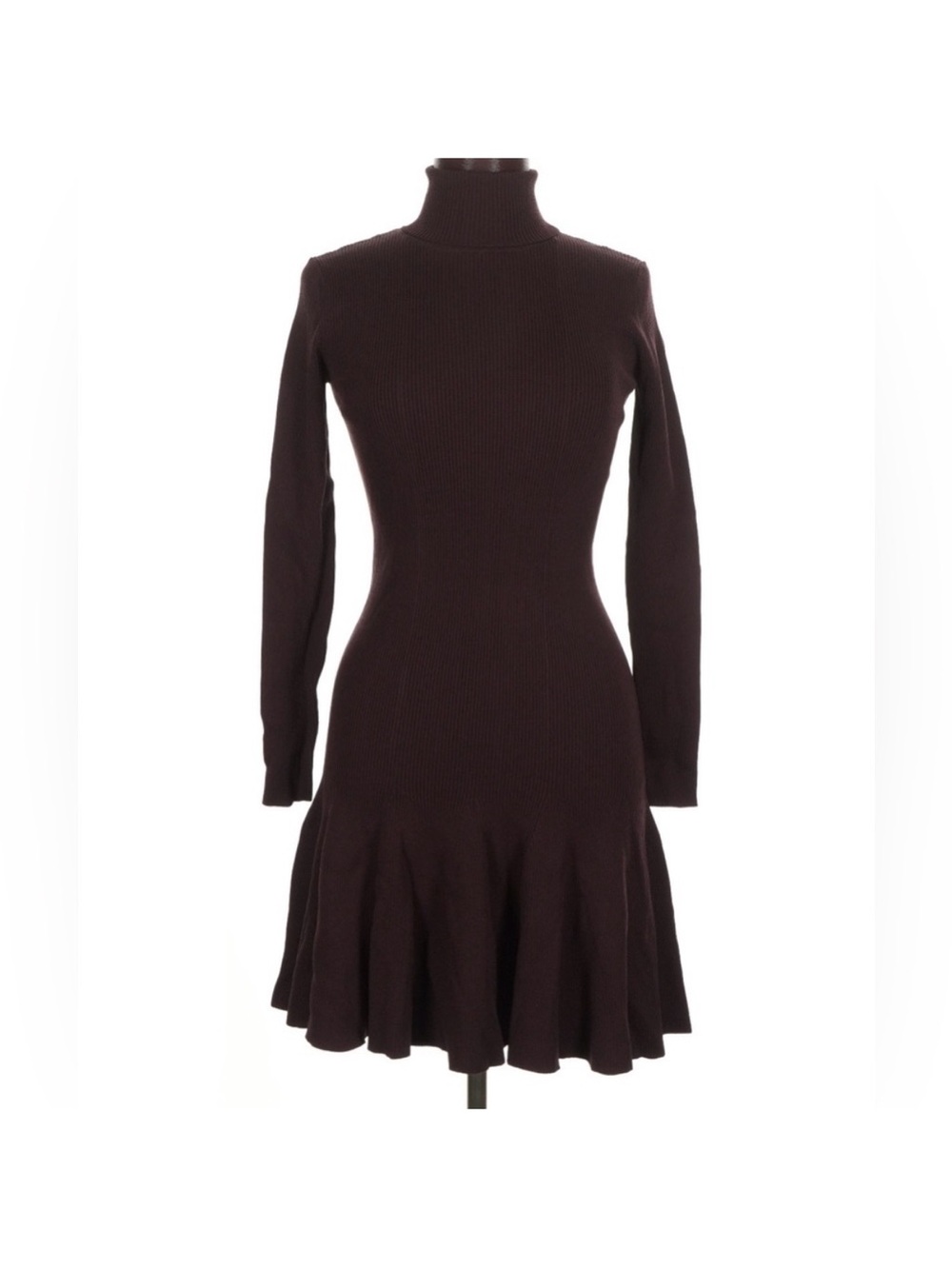 Reiss Mimi Fluted Knit Turtleneck Dress. $330 Retail